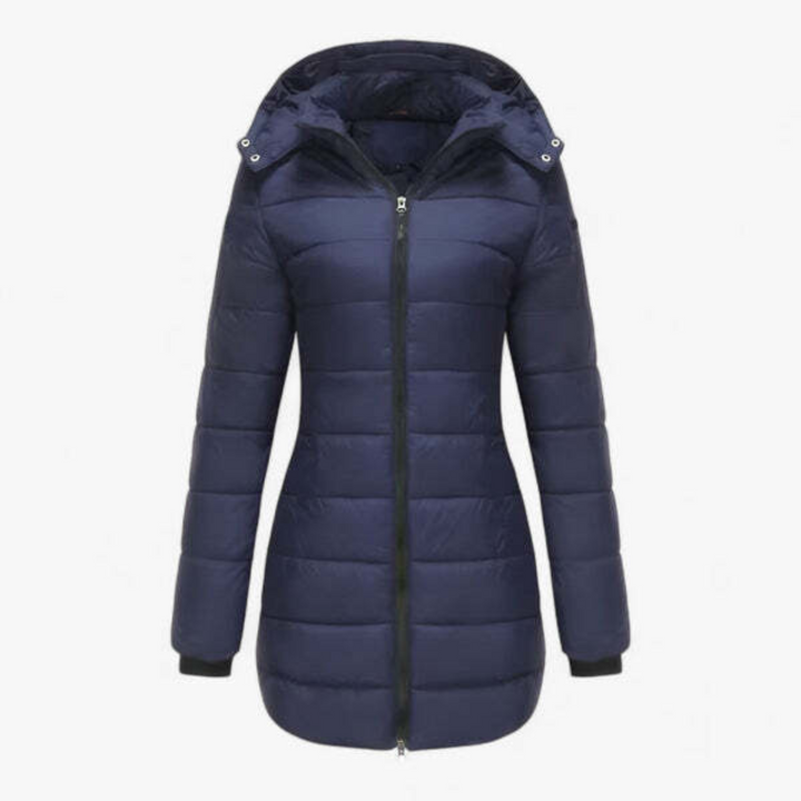 Almut | Damen Langer Parka mit Kapuze | Warm & Winddicht