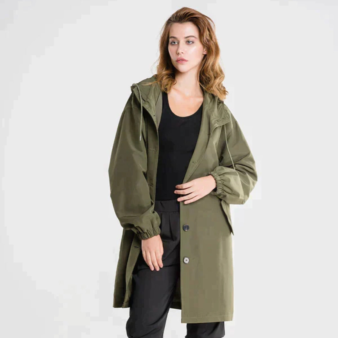 Hildegard | Damen Stilvolle Regenjacke | Bequem