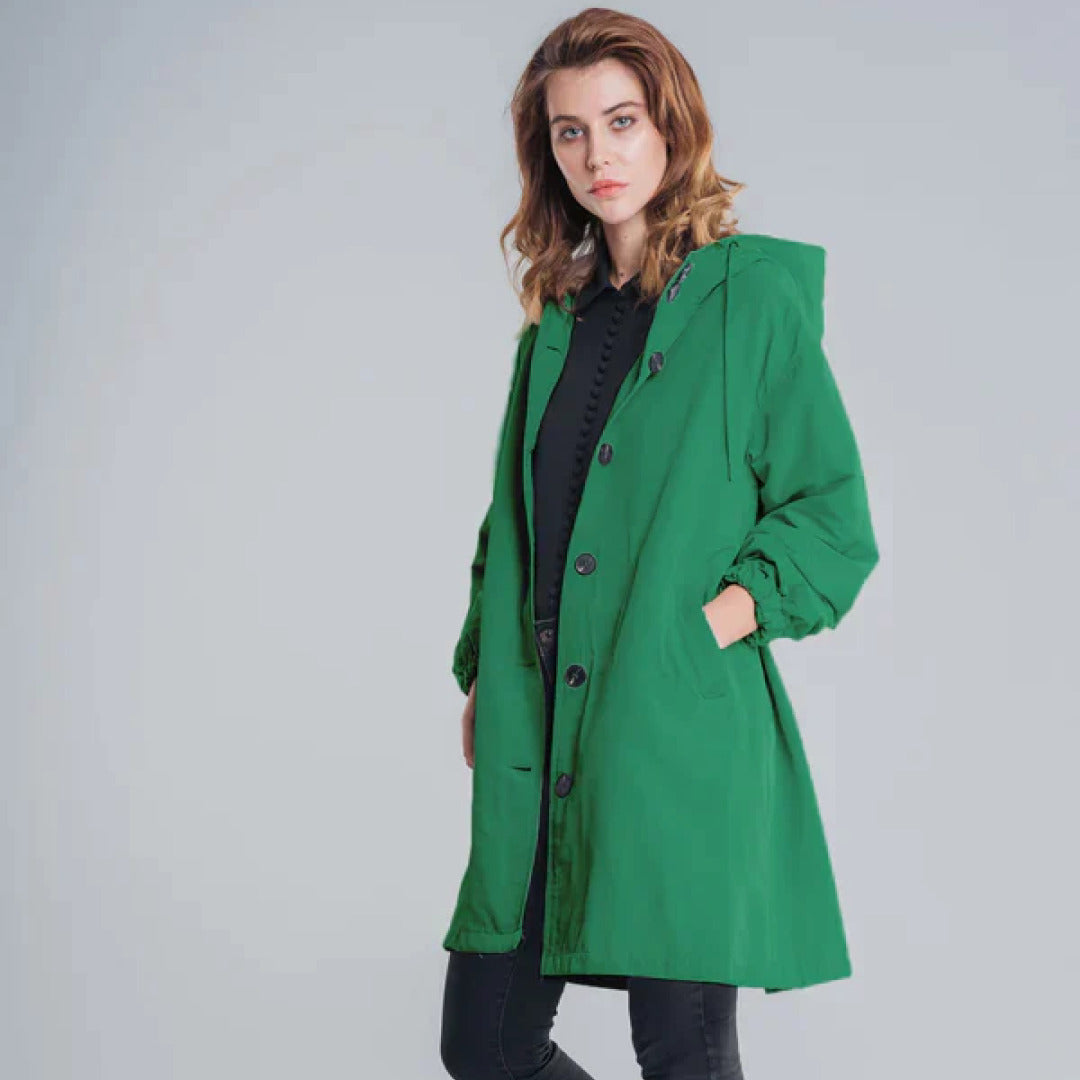 Hildegard | Damen Stilvolle Regenjacke | Bequem