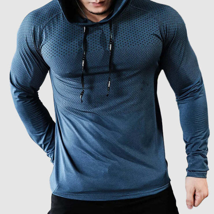 Hans | Herren Atmungsaktiver Kapuzenpullover | Muskel-Passform