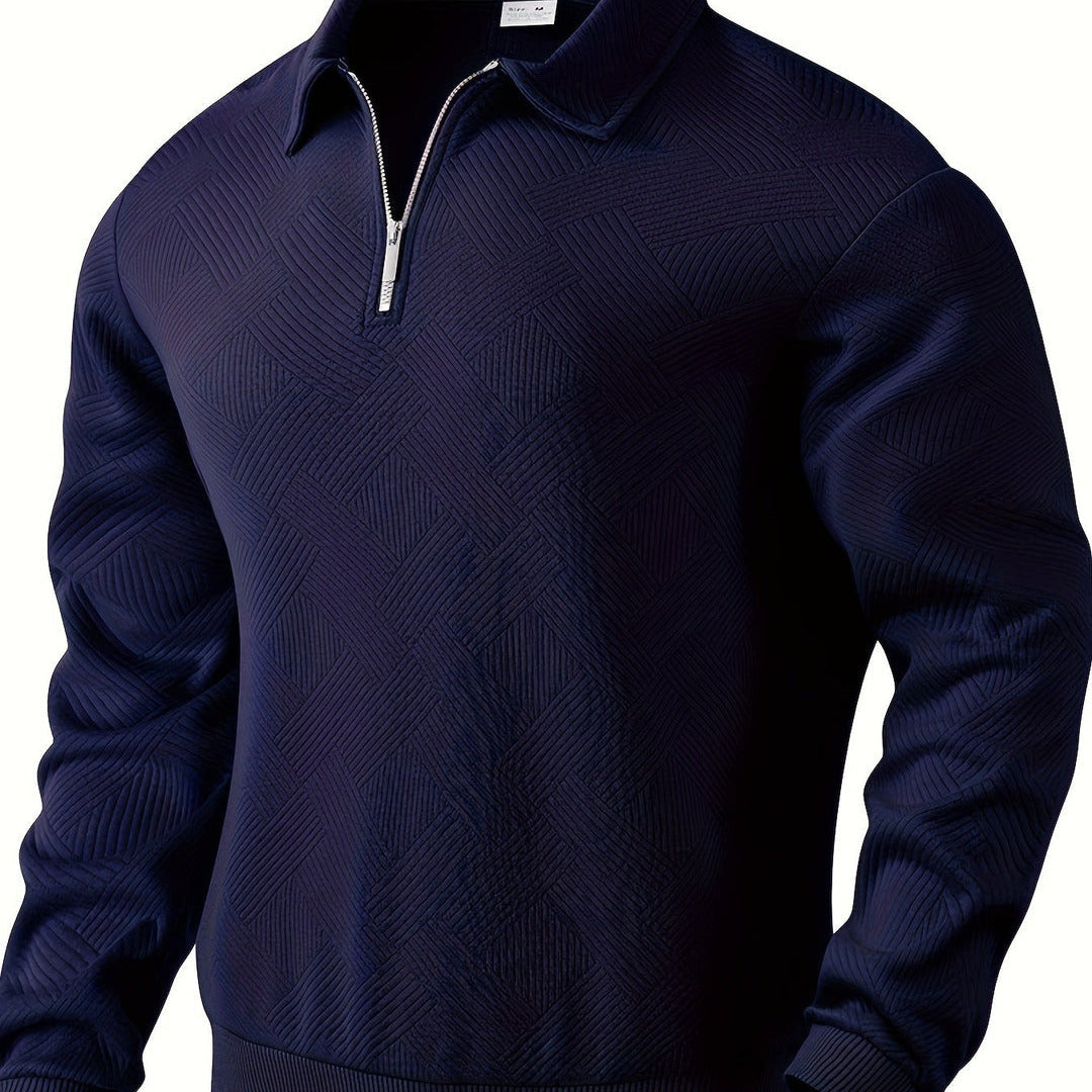 Lochlan | Herren Lässiger Unifarben Strickpullover | Bequem