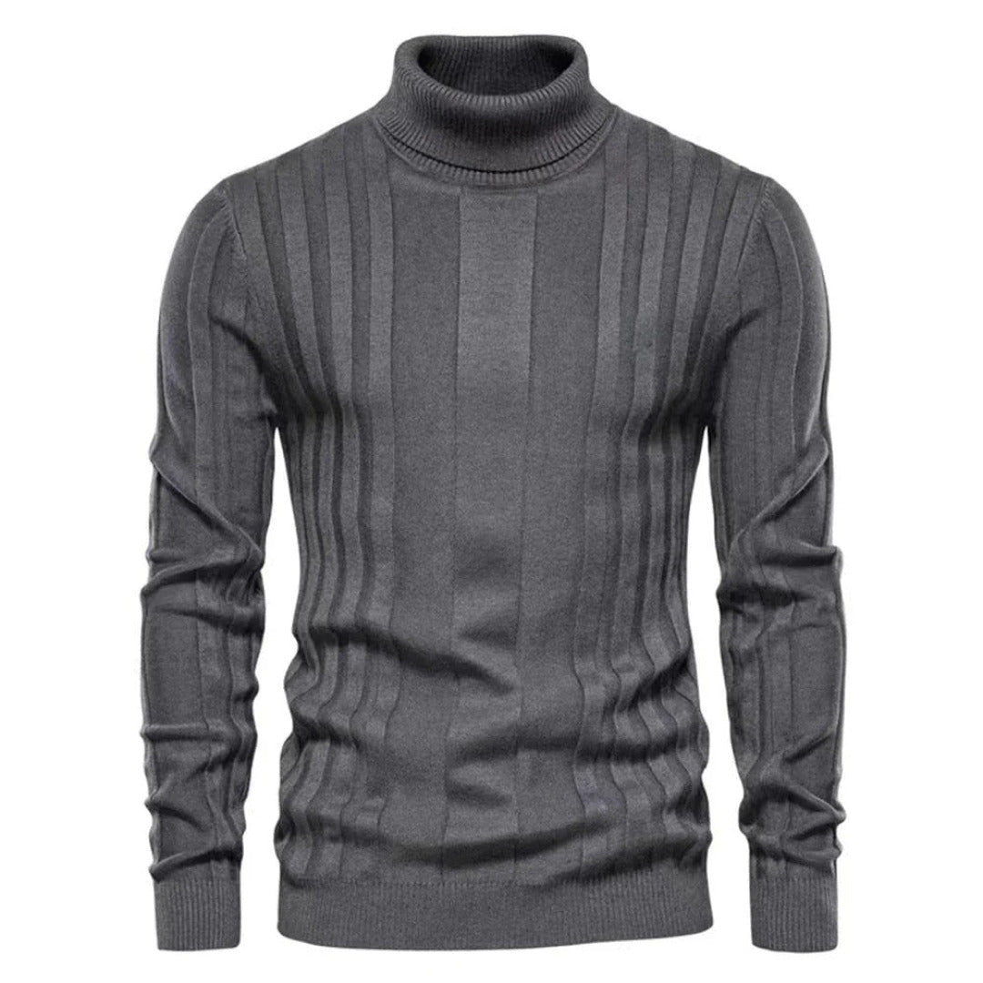 Phineas | Herren Klassischer Rollkragen Pullover | Warm