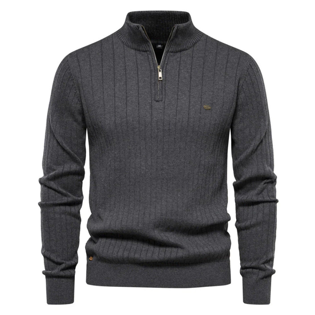 Jerome | Herren Herbst Zip Pullover | Warm