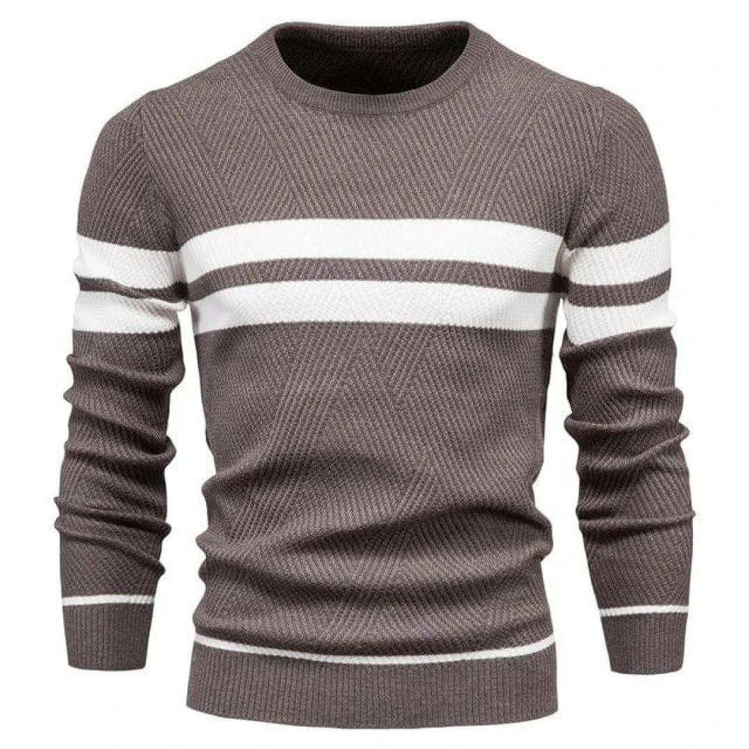 Trent | Herren Stilvoll Gestreifte Pullover | Outdoor