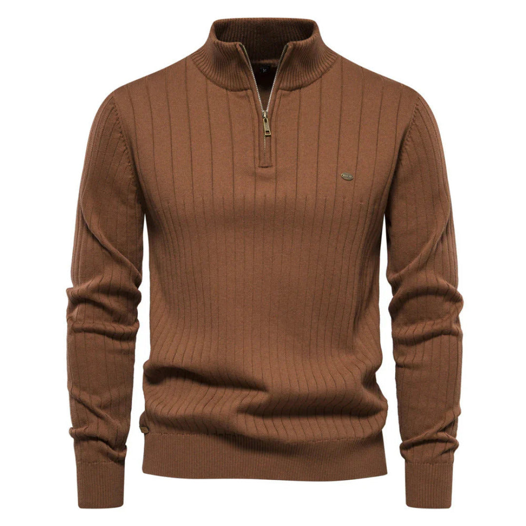 Jerome | Herren Herbst Zip Pullover | Warm