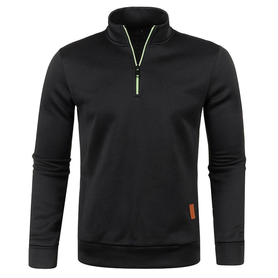 Laurent | Herren Stilvoll Reissverschluss Pullover | Trendig