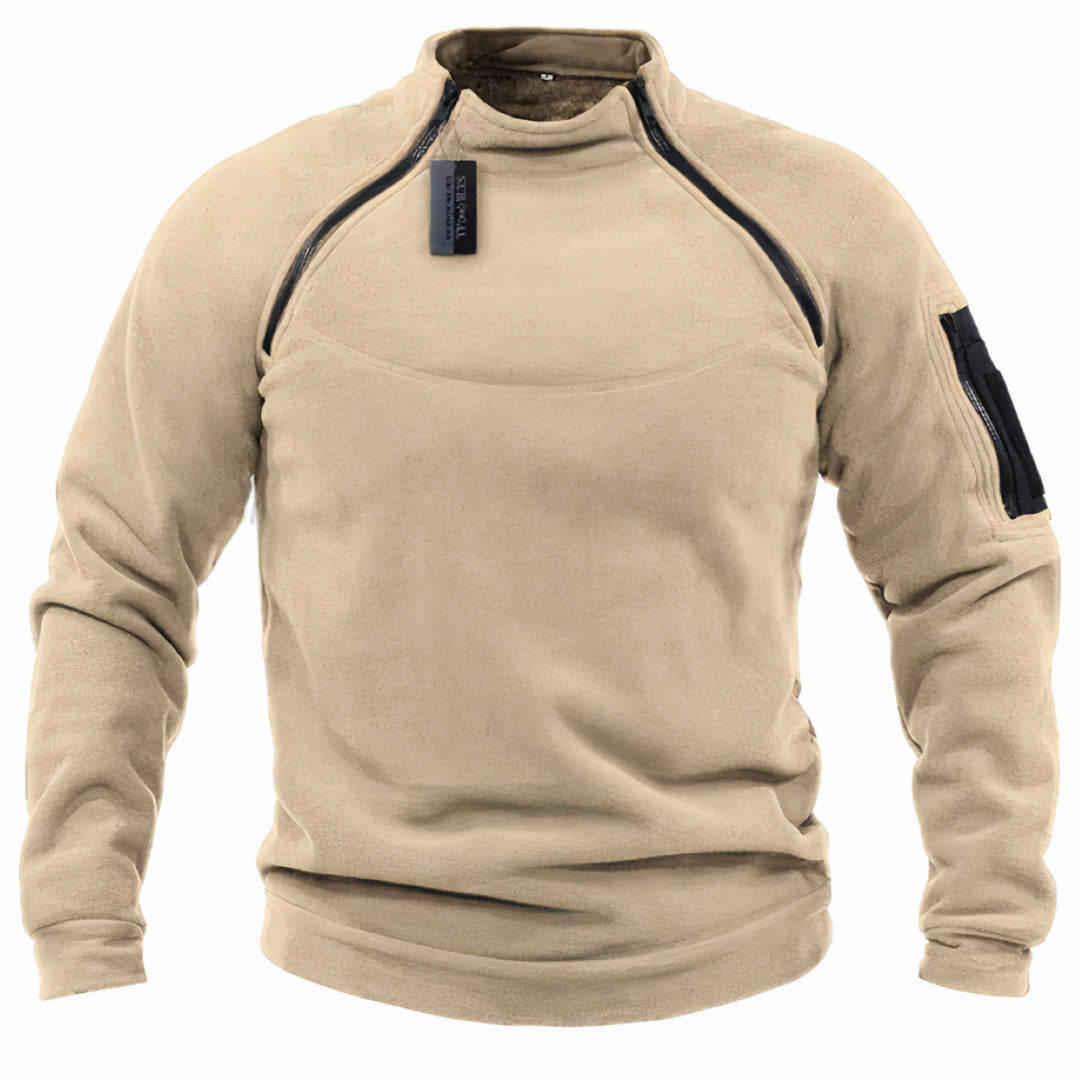 Jethro | Herren Stilvoll Doppel Seitiger Pullover | Warm