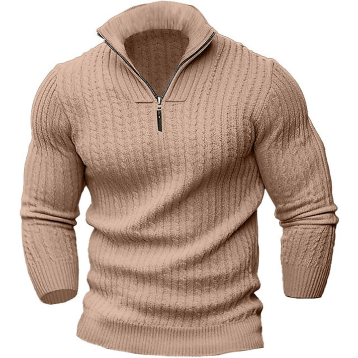 Cornel | Herren Stilvoll Pullover Mit Zipper | Outdoor