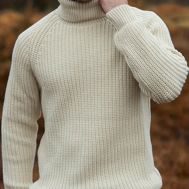 Lane | Herren Gestrickter Rollkragen Pullover | Bequem