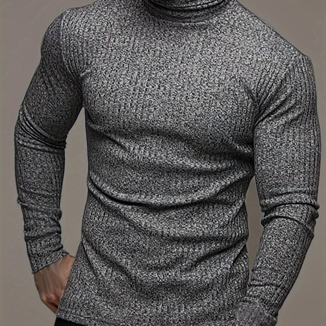 Manuelito | Herren Lässiger Rollkragen Pullover | Slim Fit