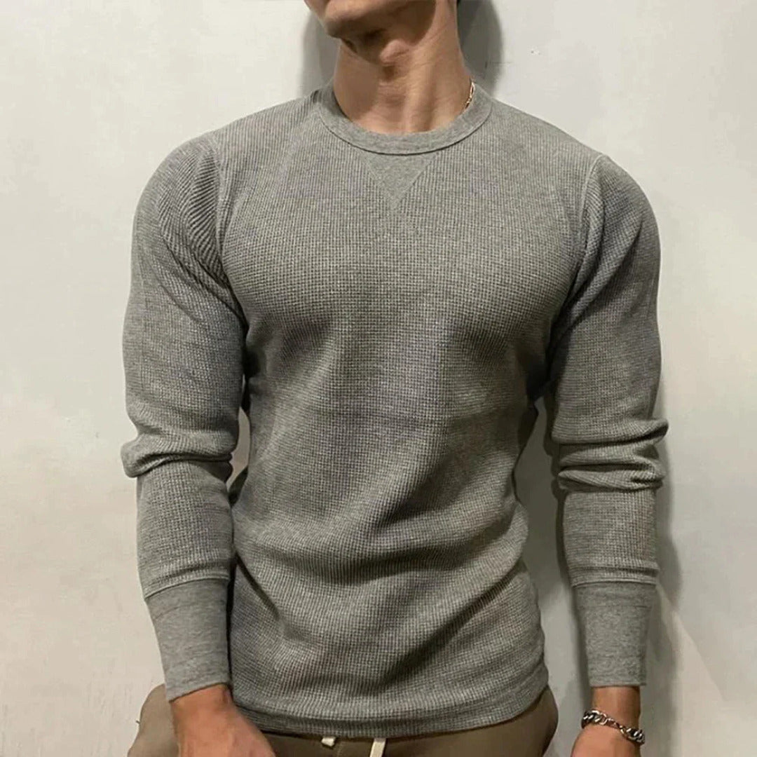 Konrad | Herren Lässiger Dehnbarer Pullover | Leichtgewicht