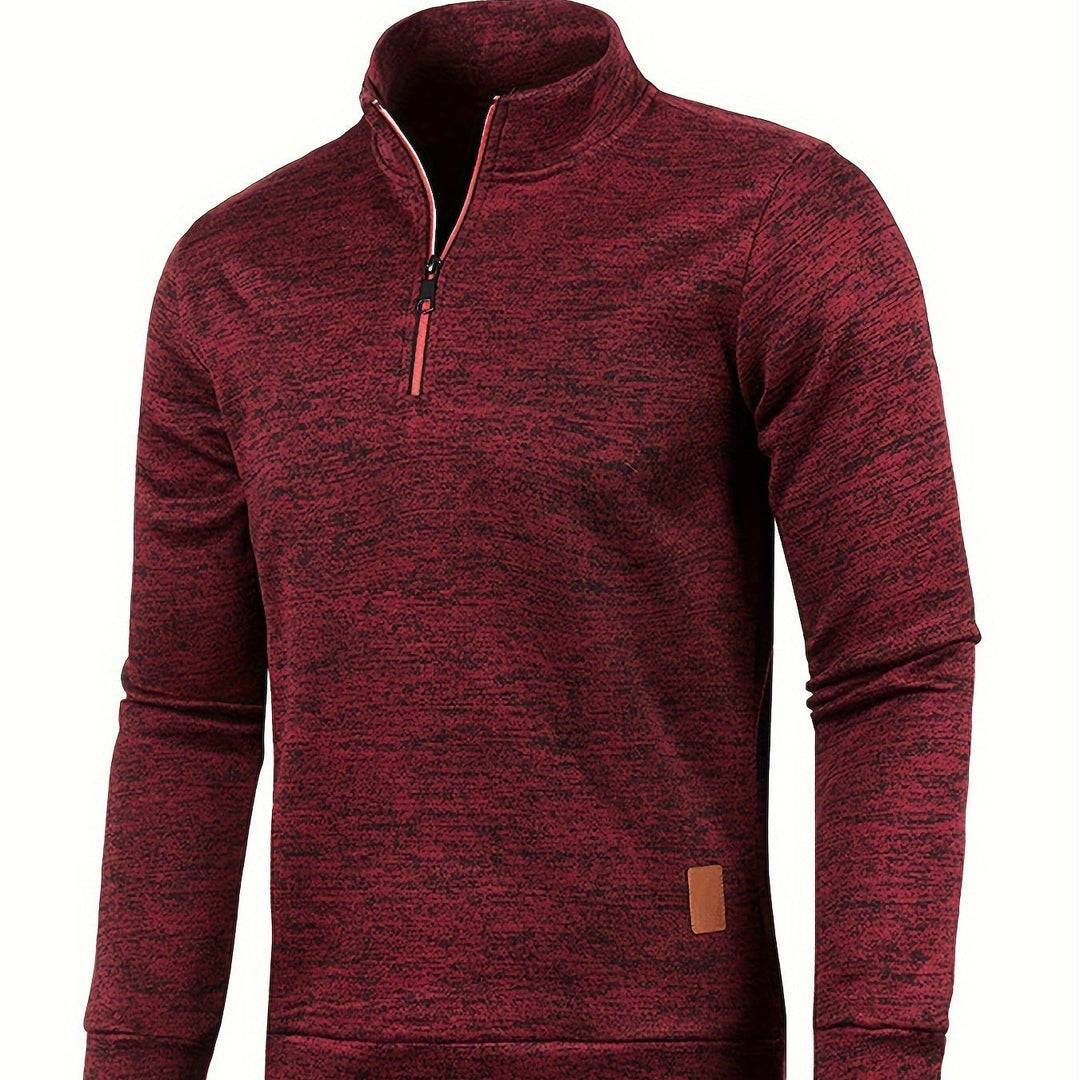 Laurent | Herren Stilvoll Reissverschluss Pullover | Trendig