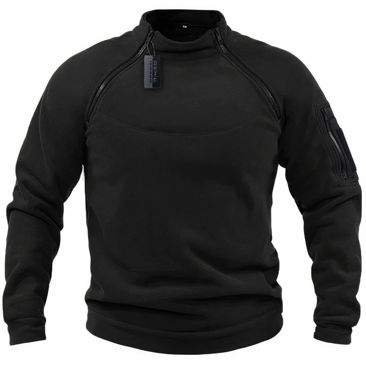 Jethro | Herren Stilvoll Doppel Seitiger Pullover | Warm