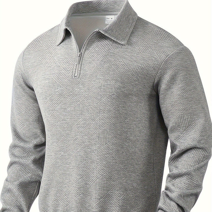 Lochlan | Herren Lässiger Unifarben Strickpullover | Bequem