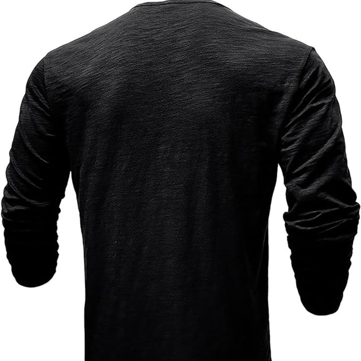 Siegbert | Herren Slim-Fit Henley Hemd | Leichtgewicht