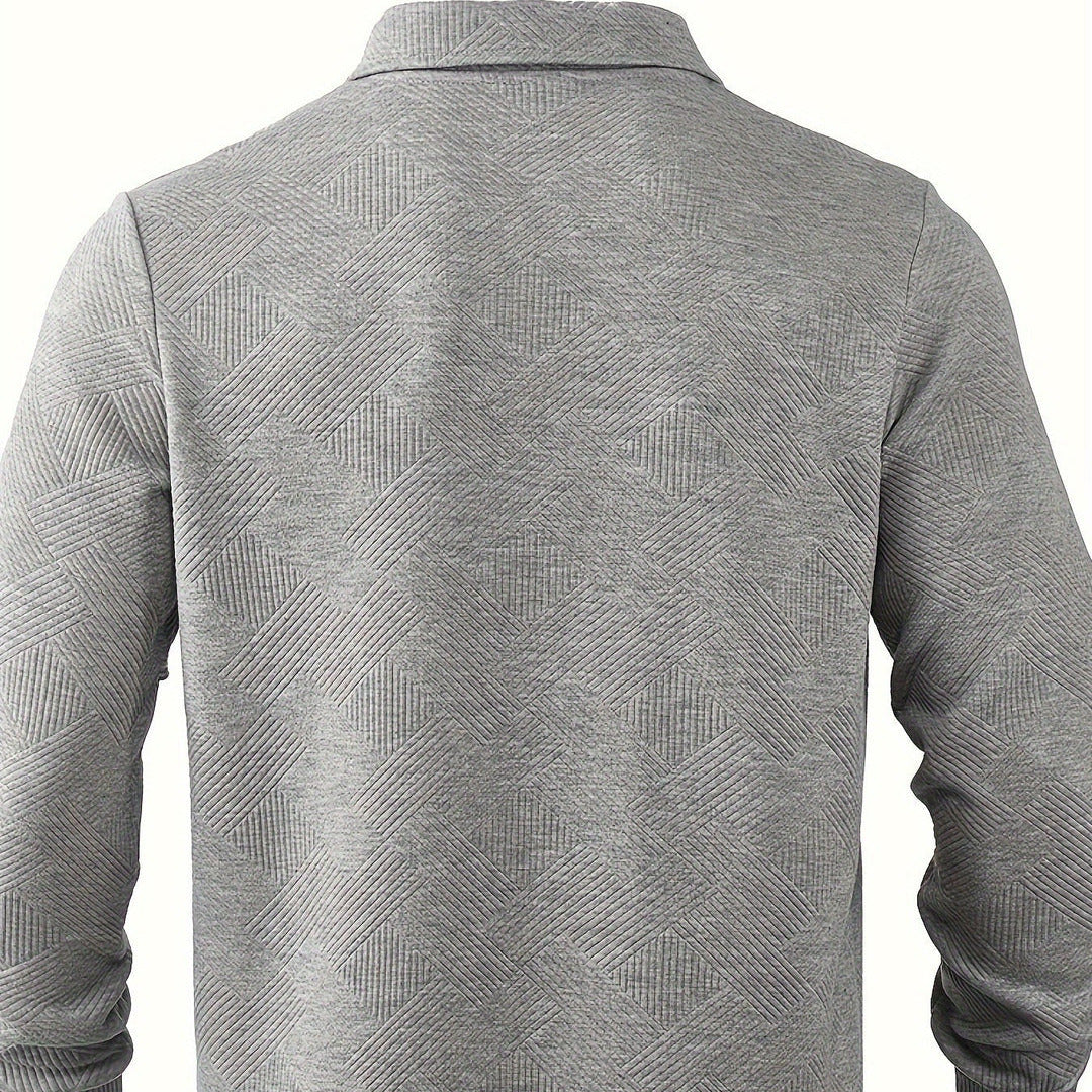 Lochlan | Herren Lässiger Unifarben Strickpullover | Bequem