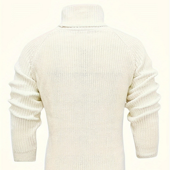 Charlie | Herren Retro Rollkragen Pullover | Lässige