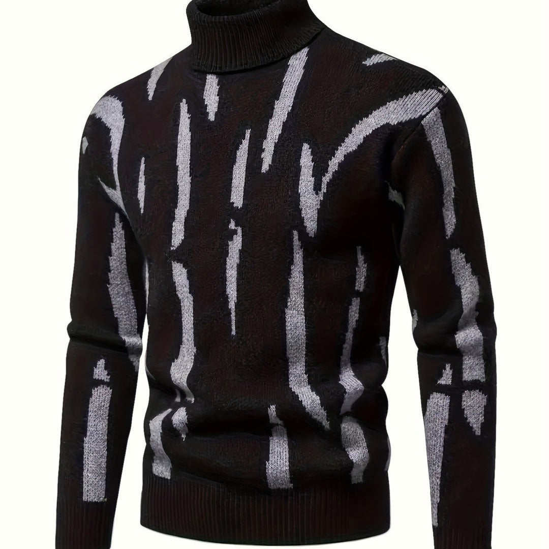 Malcolm | Herren Gestrickter Rollkragenpullover | Warm