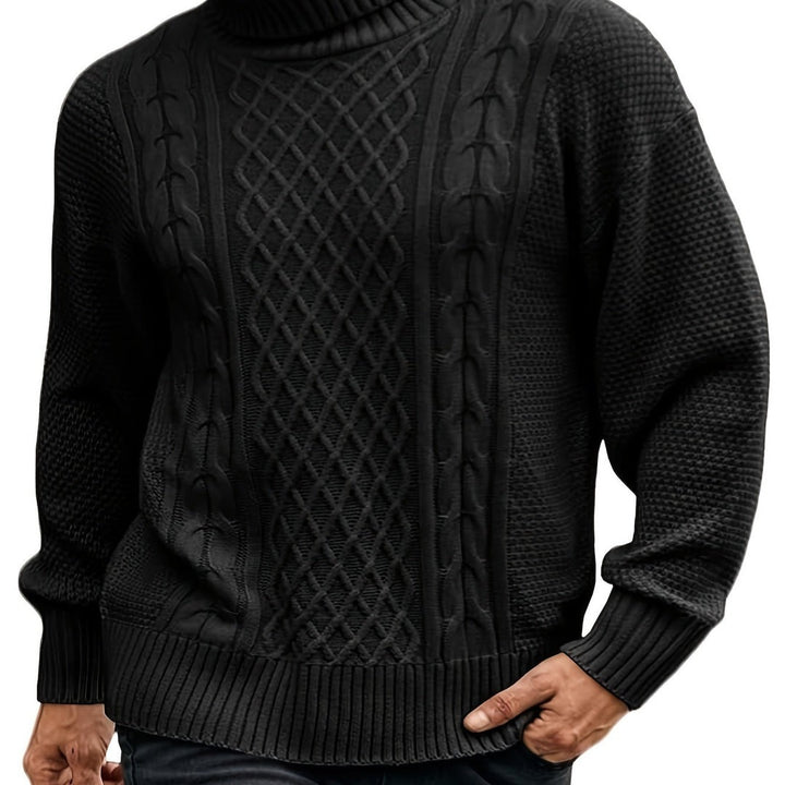 Mariano | Herren Gestrickter Rollkragen Pullover | Warm